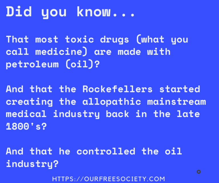 Drugs Made With Oil