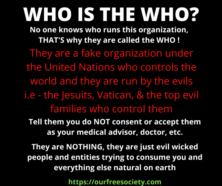 Who is the WHO?