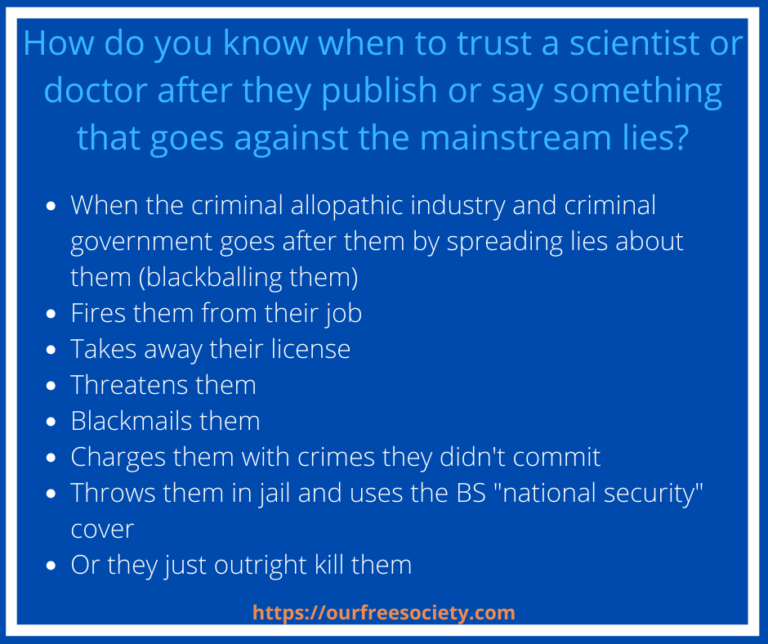 When to trust a scientist
