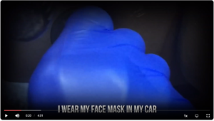 I wear my Face Mask in the car