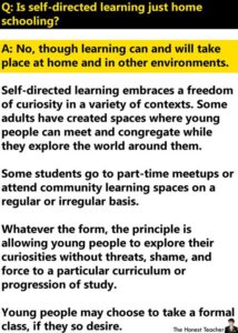 Self directed learning for kids
