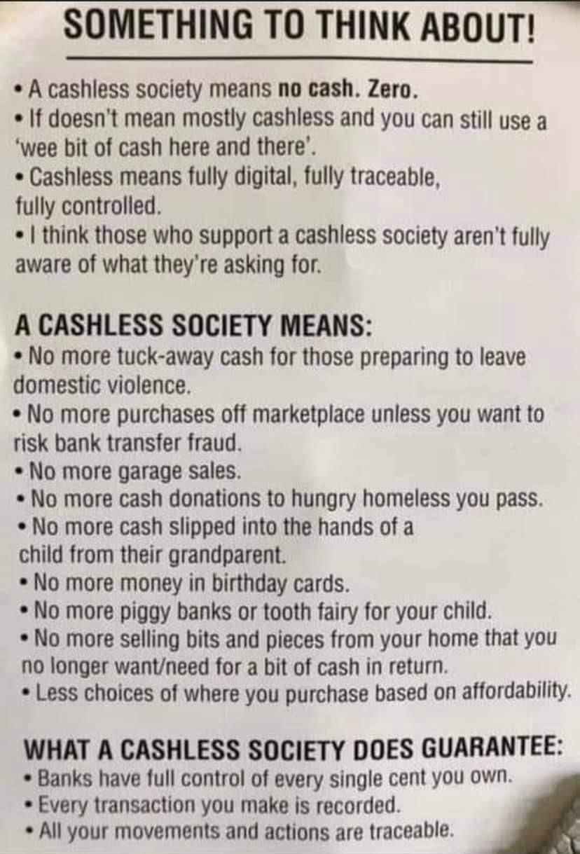 What Is The Meaning Of Cashless Society