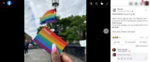 Revolut pushes the evils' LGBT agenda