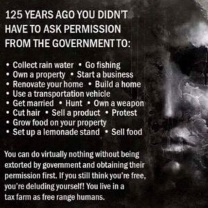 Forced to ask government for permission